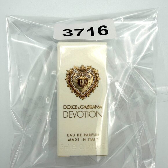 3716 DOLCE GABBANA DEVOTION NEW HIGH END FRAGRANCE DELUXE SAMPLE - Picture 3 of 3